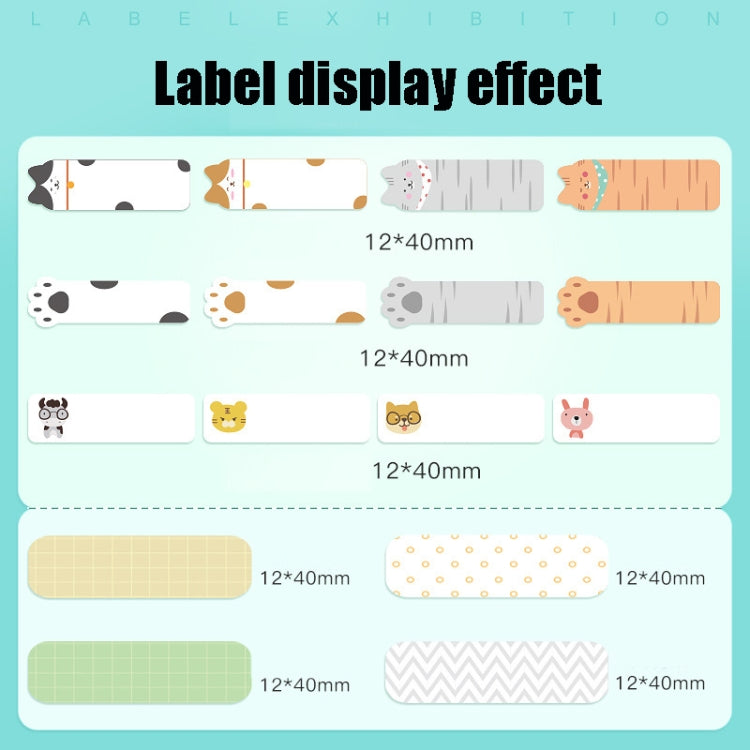 Thermal Label Paper Cosmetic Sticker Bottled Name Sticker For NIIMBOT D11 Printer, Size: Cute Paradise - Printer Accessories by buy2fix | Online Shopping UK | buy2fix