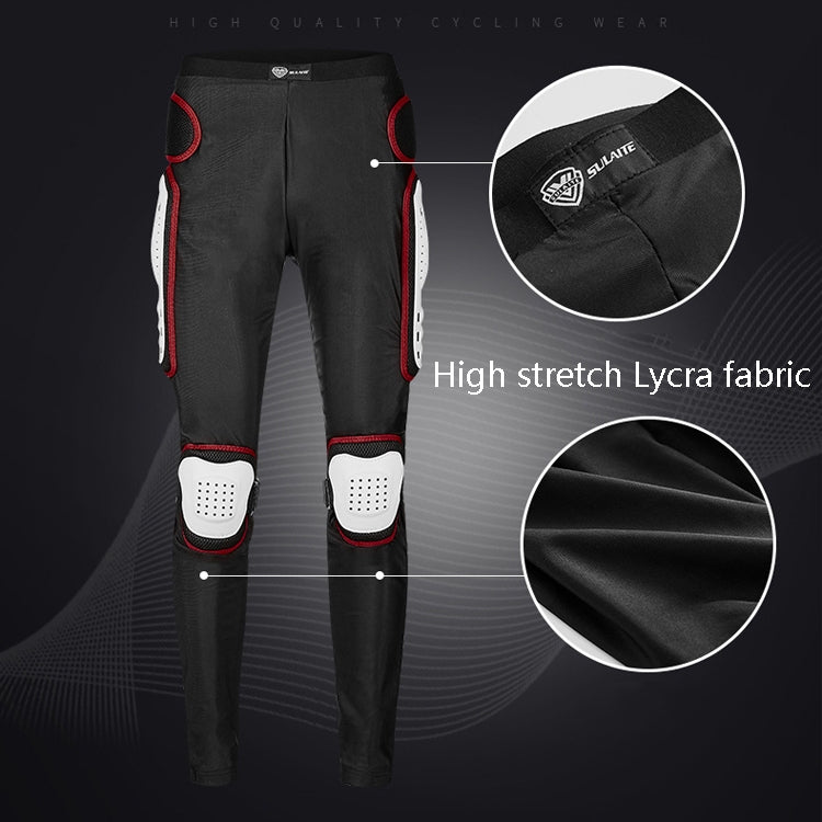 SULAITE Motorcycle Cross-Country Riding Trousers Protective Hip Pants, Specification: XXL(Red) - Protective Gear by SULAITE | Online Shopping UK | buy2fix