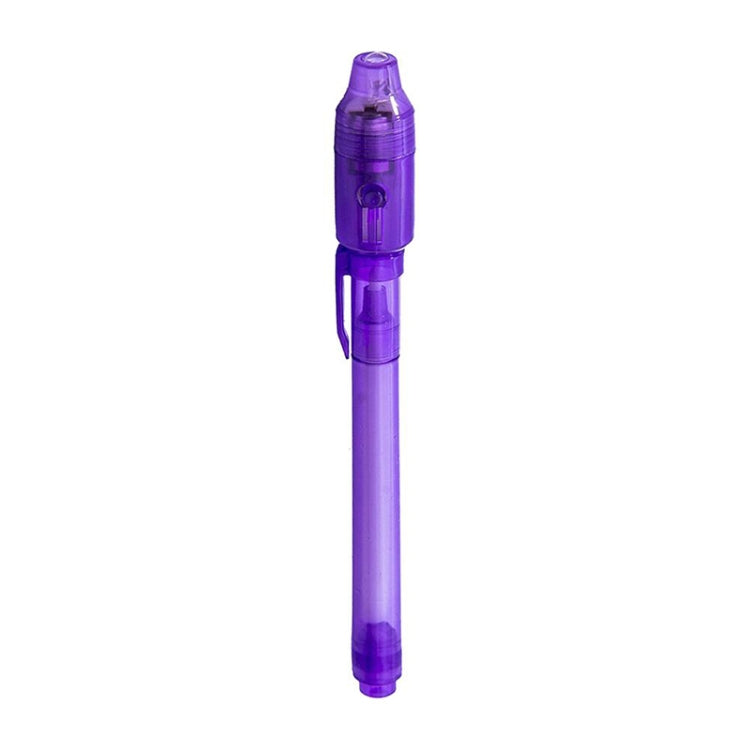 10 PCS Creative Magic UV Light Invisible Ink Pen Marker Pen(Purple) - Home & Garden by buy2fix | Online Shopping UK | buy2fix