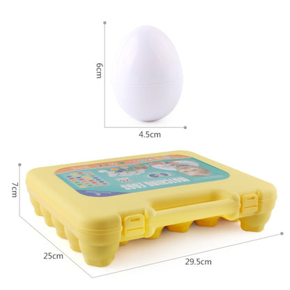 English Letters Matching Eggs Toys Color Shape Identification Simulation Egg Gift Box - Early Education Toys by buy2fix | Online Shopping UK | buy2fix