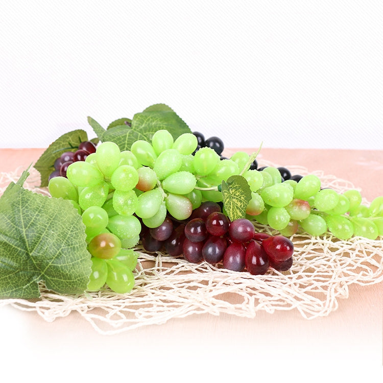 2 Bunches 110 Purple Grapes  Simulation Fruit Simulation Grapes PVC with Cream Grape Shoot Props - Camera Accessories by buy2fix | Online Shopping UK | buy2fix