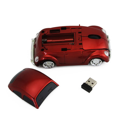 CM0010B 1200 DPI 3-keys Car Shape Wireless Mouse(Yellow) - Computer & Networking by buy2fix | Online Shopping UK | buy2fix