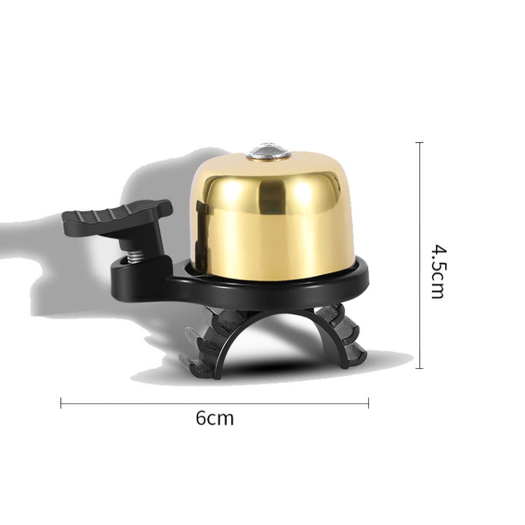 WEST BIKING YP0706048 Bicycle Copper Bell Mountain Bike Mini  Bell(Black) - Bicycle Bells by WEST BIKING | Online Shopping UK | buy2fix