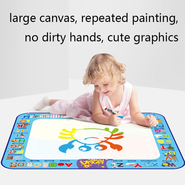 6613 Children Water Drawing Canvas Color Writing Magic Graffiti Mat, Size: 100 x 70cm, Style: 2 Pens-Boxed - Drawing Toys by buy2fix | Online Shopping UK | buy2fix