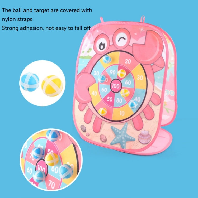 2 In 1 Indoor Children Folding Throwing Sandbags Board Toy(Pink) - Toy Sports by buy2fix | Online Shopping UK | buy2fix