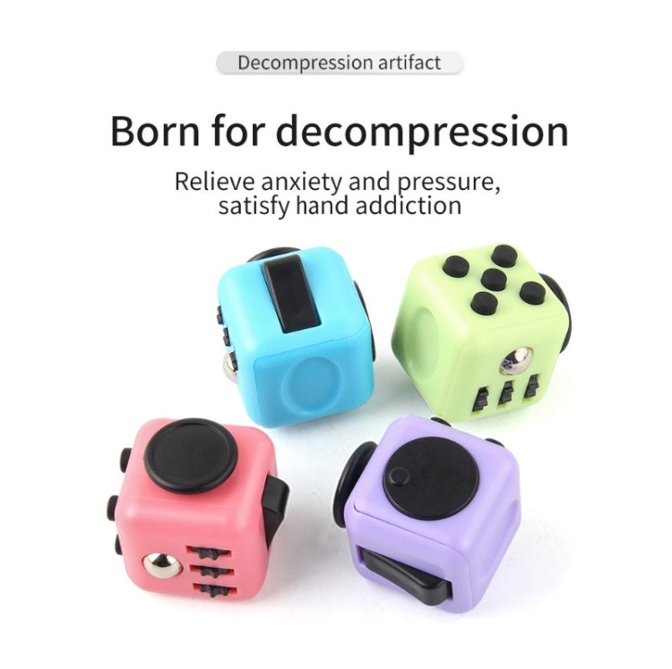 3 PCS Cube Decompression Toys For Adults & Children Unlimited Dice Vent Toys, Colour: Blue - Fidget Cube by buy2fix | Online Shopping UK | buy2fix