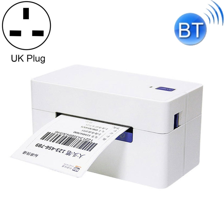 QIRUI 104mm Express Order Printer Thermal Self-adhesive Label Printer, Style:QR-488BT(UK Plug) - Printer by buy2fix | Online Shopping UK | buy2fix