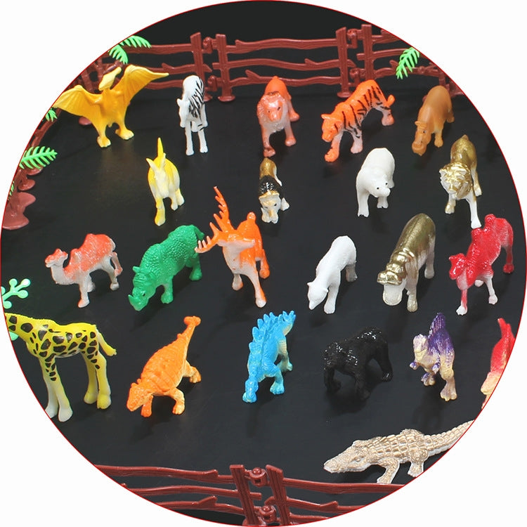 68 in 1 Simulation Mini Zoo Toy Set Solid Dinosaur Models Toy - Model Toys by buy2fix | Online Shopping UK | buy2fix