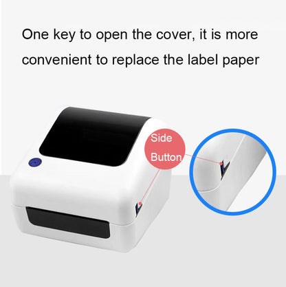 100mm Express Order Printer Thermal Self-adhesive Label Printing Machine, Style:IP486(UK Plug) - Consumer Electronics by buy2fix | Online Shopping UK | buy2fix