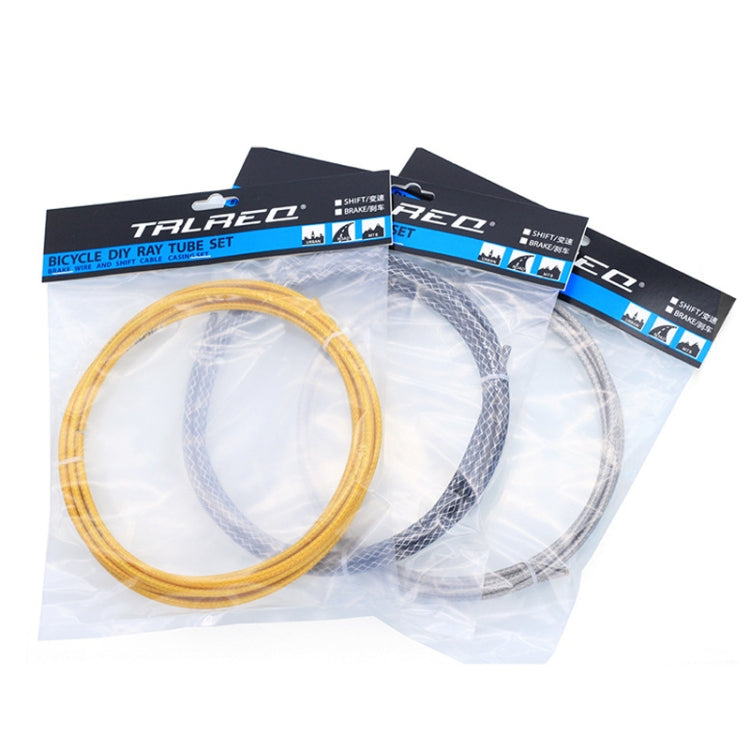2 PCS TRLREQ ZH209 Mountain Road Car Bicycle 5mm Braided Tube, Style: 3m Brake(Golden) - Outdoor & Sports by buy2fix | Online Shopping UK | buy2fix