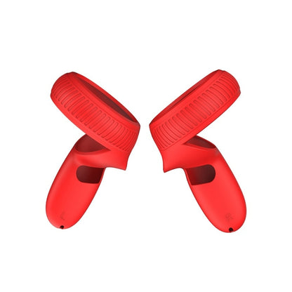 VR Handle Silicone Non-slip Drop Resistant Protective Cver For Oculus Quest 2(Red) - Consumer Electronics by buy2fix | Online Shopping UK | buy2fix