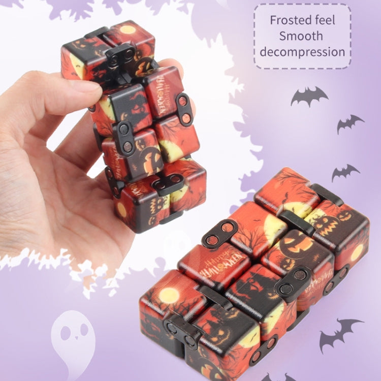 3 PCS  Infinite Magic Cube Halloween Theme Variety Flip Folding Second Order Magic Cube Finger Toy, Colour: NO.168-8-26 Halloween Purple - Magic Cubes by buy2fix | Online Shopping UK | buy2fix