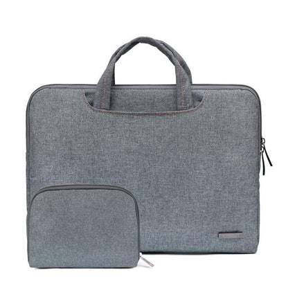 LiSEN LS-116 Simple Laptop Bag Business Laptop Liner Bag, Size: 15.6 inch(Snowflake Nylon Gray) - 15.6 - 17 inch by LiSEN | Online Shopping UK | buy2fix