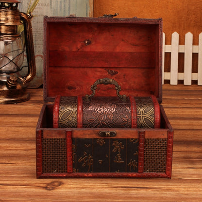 Jewelry Storage Box Retro Wooden Treasure Box Shooting Props Decoration，Specification： 2 PCS/Set With Lock - Camera Accessories by buy2fix | Online Shopping UK | buy2fix