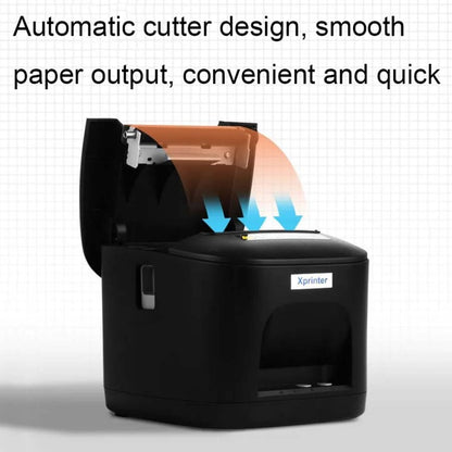 Xprinter XP-T80 72mm Portable Express List Thermal Receipt Printer, Style:USB Port(UK Plug) - Printer by Xprinter | Online Shopping UK | buy2fix