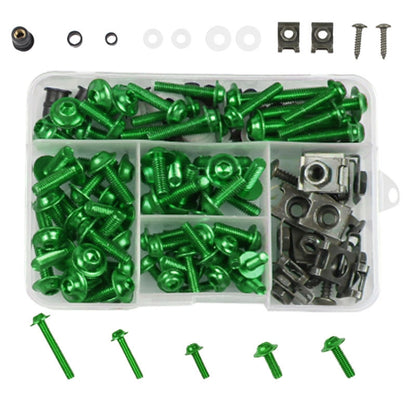 177 PCS/ Box Motorcycle Modification Accessories Windshield Cover Set Screw(Green) - In Car by buy2fix | Online Shopping UK | buy2fix