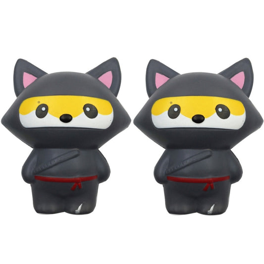 2 PCS TTPU1054 Cute Cartoon Animal Slow Rebound Decompression Toy(Fox Gray) - Squeeze Toys by buy2fix | Online Shopping UK | buy2fix