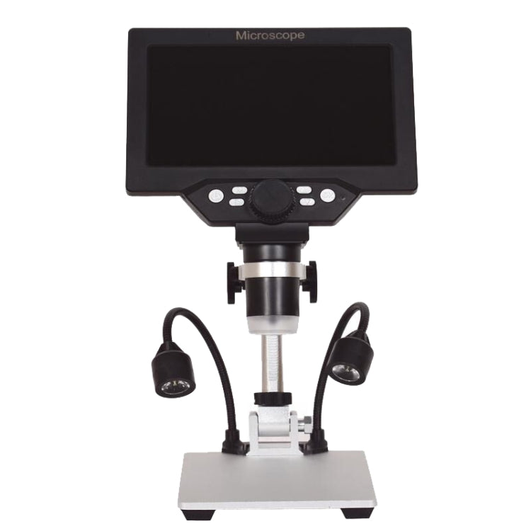 G1200D 7 Inch LCD Screen 1200X Portable Electronic Digital Desktop Stand Microscope(AU Plug With Battery) - Digital Microscope by buy2fix | Online Shopping UK | buy2fix