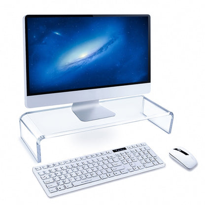 SYC0043 2 PCS Computer Monitor Desktop Increased Acrylic Base - Computer & Networking by buy2fix | Online Shopping UK | buy2fix