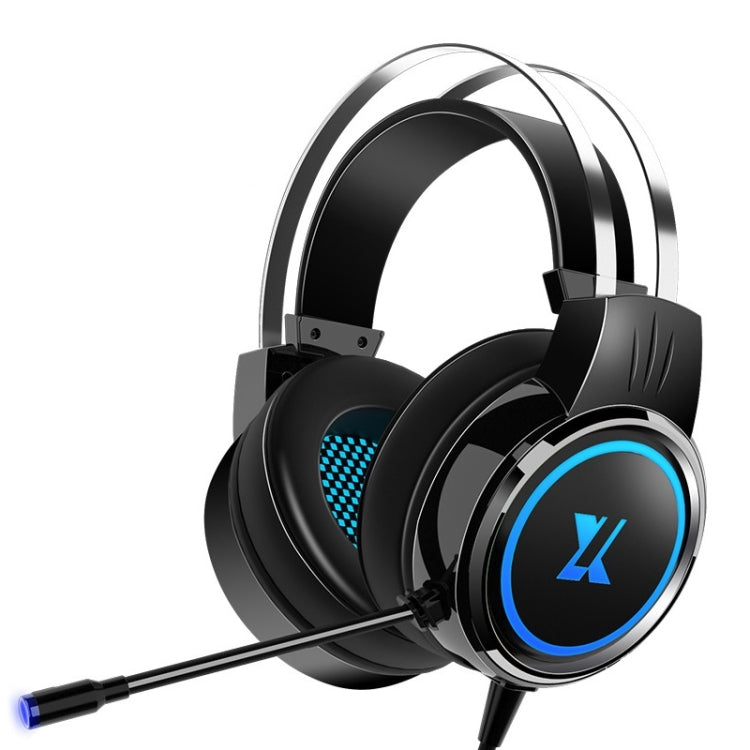 Heir Audio Head-Mounted Gaming Wired Headset With Microphone, Colour: X8 7.1 Sound Upgrade (Black) - Multimedia Headset by Heir Audio | Online Shopping UK | buy2fix