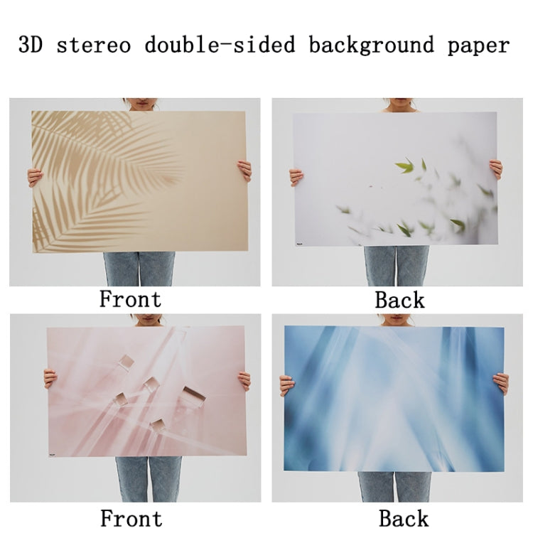 2 PCS 3D Stereo Double-Sided Photography Background Paper(Light Shadow Magic 2) - Camera Accessories by buy2fix | Online Shopping UK | buy2fix