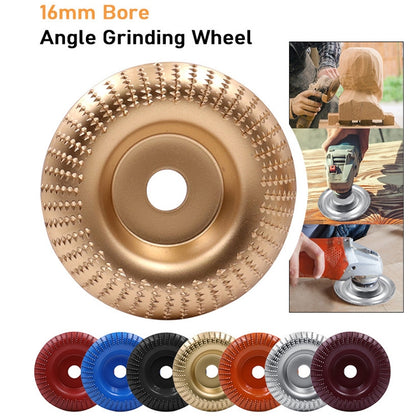 Woodworking Sanding Plastic Stab Discs Hard Round Grinding Wheels For Angle Grinders, Specification: 98mm Golden Plane - Abrasive Tools & Accessories by buy2fix | Online Shopping UK | buy2fix