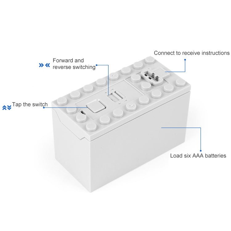 8881 No. 5 Battery Box Building Block Power Group - Toys & Hobbies by buy2fix | Online Shopping UK | buy2fix