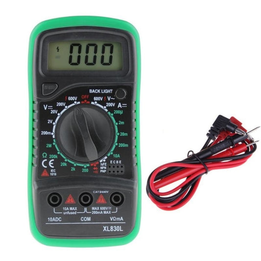 ANENG XL830L Multi-Function Digital Display High-Precision Digital Multimeter, Specification: Bubble Bag Packing(Green) - Consumer Electronics by ANENG | Online Shopping UK | buy2fix