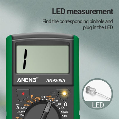 ANENG Automatic High-Precision Intelligent Digital Multimeter, Specification: AN9205A(Orange) - Consumer Electronics by ANENG | Online Shopping UK | buy2fix