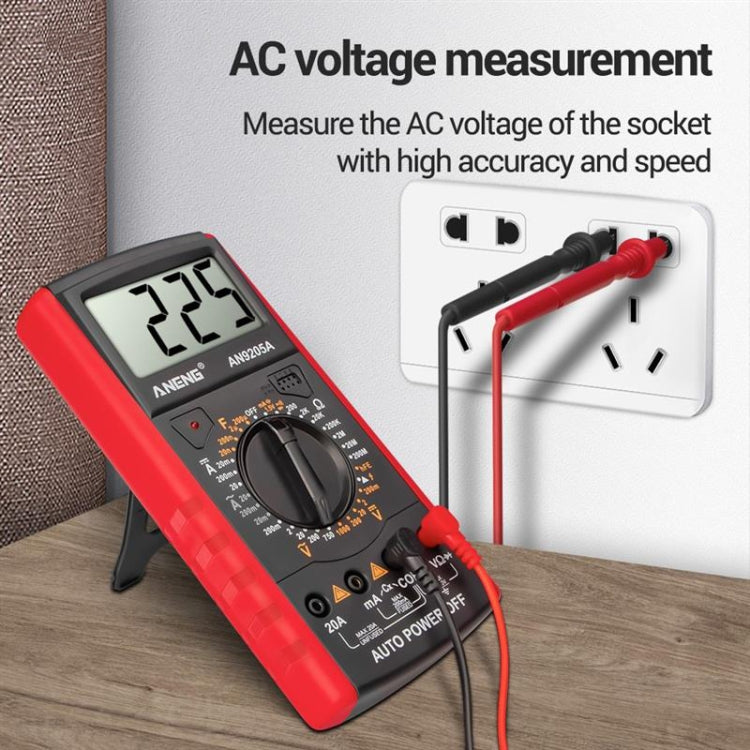 ANENG Automatic High-Precision Intelligent Digital Multimeter, Specification: AN9205A(Orange) - Consumer Electronics by ANENG | Online Shopping UK | buy2fix