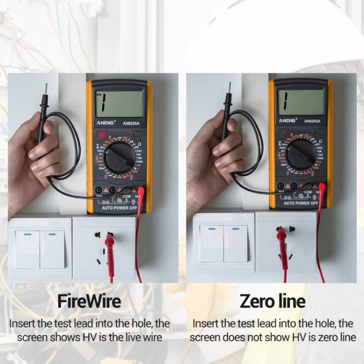 ANENG Automatic High-Precision Intelligent Digital Multimeter, Specification: AN9205A(Green) - Digital Multimeter by ANENG | Online Shopping UK | buy2fix