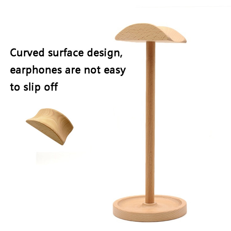 AM-EJZJ001 Desktop Solid Wood Headset Display Stand, Style: C - Apple Accessories by buy2fix | Online Shopping UK | buy2fix