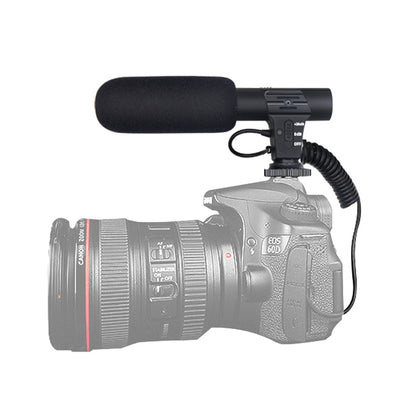 MAMEN MIC-05 Micro SLR Camera Microphone(Black) - Camera Microphone by MAMEN | Online Shopping UK | buy2fix