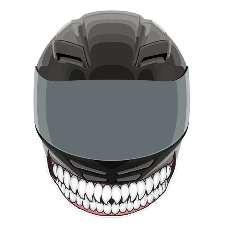 5 PCS J06 Motorcycle Helmet Sticker Small Tongue - In Car by buy2fix | Online Shopping UK | buy2fix