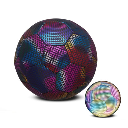 MILACHIC Night Light Football PU Opera Sewed School Training Football(No.5 Reflective Water Drops 5059) - Balls by MILACHIC | Online Shopping UK | buy2fix