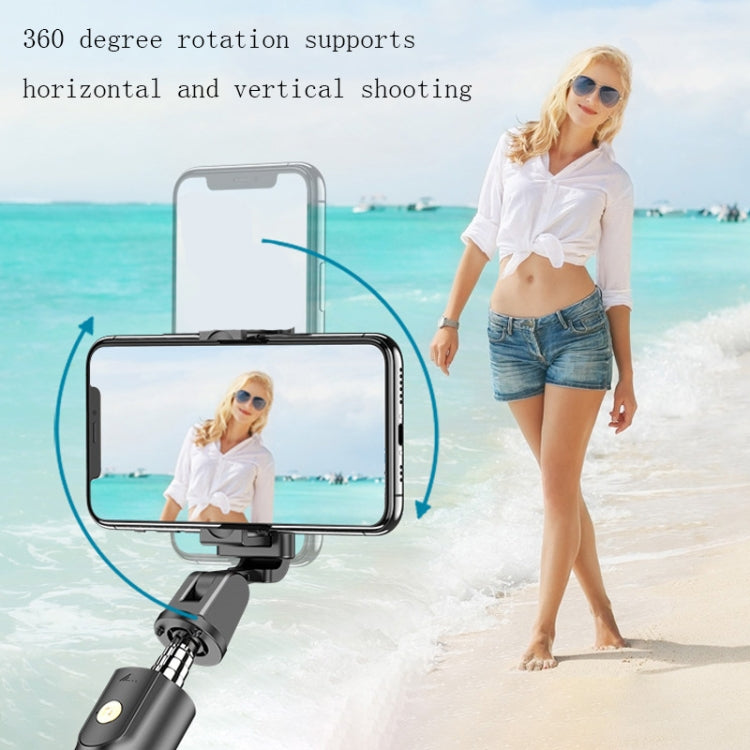 Mobile Phone Bluetooth Selfie Stick Live Bracket, Specification: K10 (Black) - Consumer Electronics by buy2fix | Online Shopping UK | buy2fix