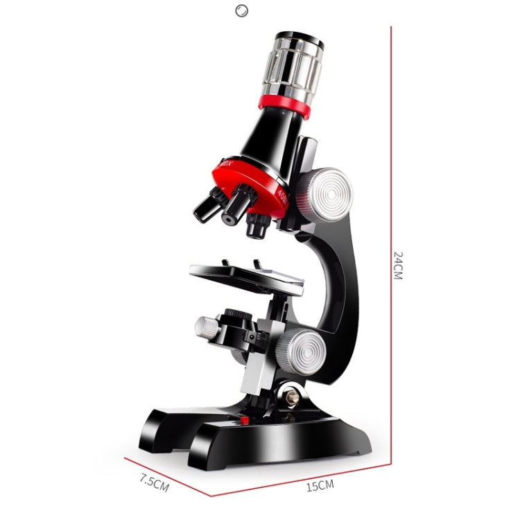 HD 1200 Times Microscope Children Educational Toys(Black) - Consumer Electronics by buy2fix | Online Shopping UK | buy2fix