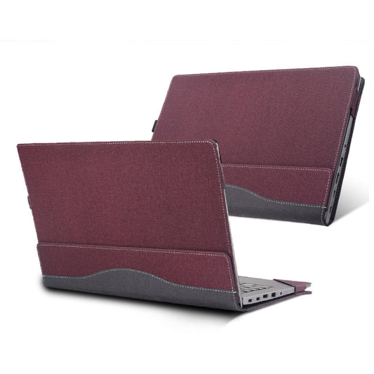 Laptop Leather Anti-Fall Protective Case For HP Envy 13-AQ Ad Ah(Wine Red) - 13.3 inch by buy2fix | Online Shopping UK | buy2fix