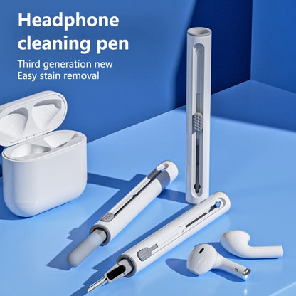 Q5 Bluetooth Earphone Telescopic Cleaning Pen Brush(White) - Apple Accessories by buy2fix | Online Shopping UK | buy2fix