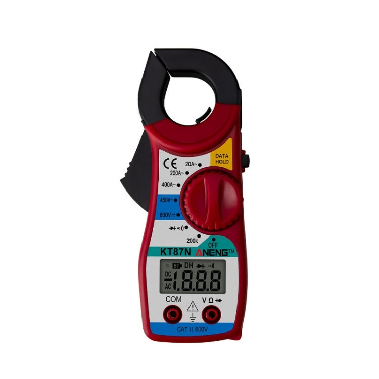 ANENG KT-87N Clamp Voltage And Current Measuring Multimeter(Red) - Digital Multimeter by ANENG | Online Shopping UK | buy2fix