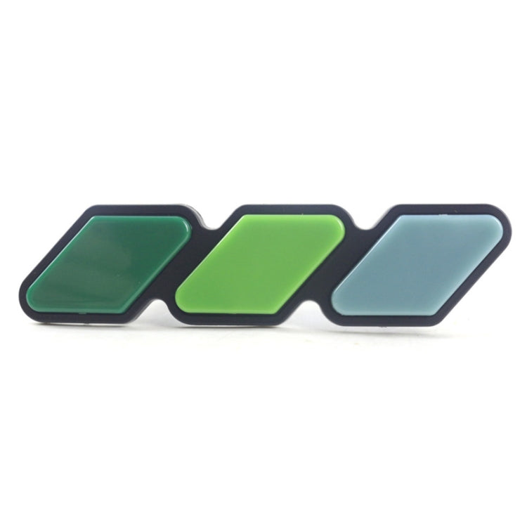 2 PCS Universal Three-color Car Sticker(Green) - In Car by buy2fix | Online Shopping UK | buy2fix