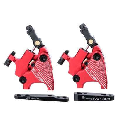 1 Pair IIIPRO Flat Mount Road Calipers Bilateral Brakes(Red) - Bicycle Brake Parts by IIIPRO | Online Shopping UK | buy2fix