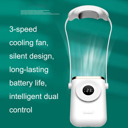 HL10 Outdoor Leafless Hanging Neck Cooling Fan(White) - Consumer Electronics by buy2fix | Online Shopping UK | buy2fix