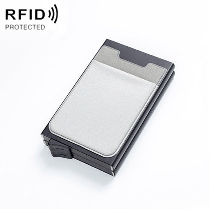 RFID Aluminum Alloy Anti-Degaussing Coin Card Holder(Silver) - Antimagnetic RFID Package by buy2fix | Online Shopping UK | buy2fix