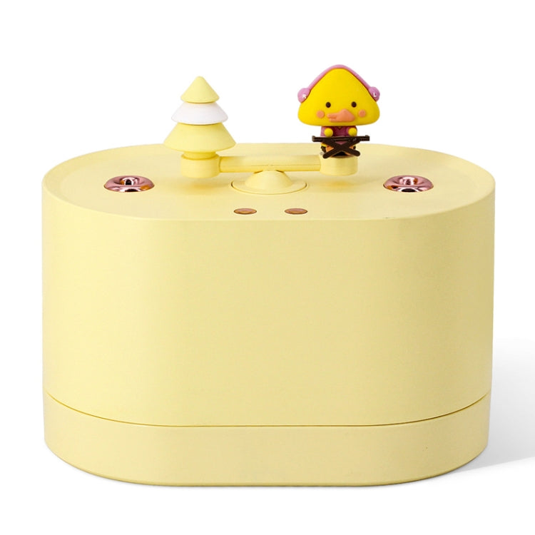 Geometry Band Music Box Large Fog Volume Hydrating Humidifier, Style: Charging Model(Yellow) - Home & Garden by buy2fix | Online Shopping UK | buy2fix