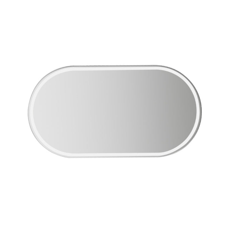 2 PCS Sun Visor High-definition Mirror Stainless Steel Makeup Mirror Oval Large - In Car by buy2fix | Online Shopping UK | buy2fix