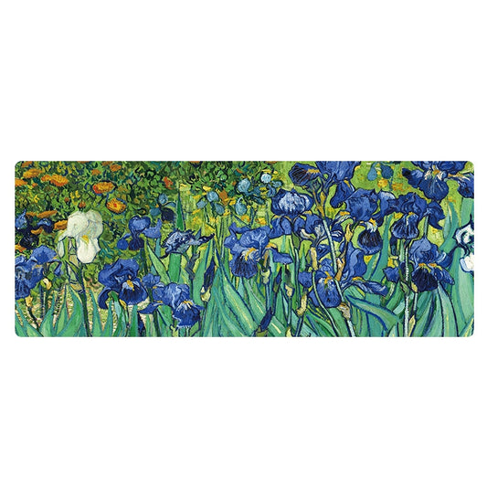 400x900x5mm Locked Am002 Large Oil Painting Desk Rubber Mouse Pad(Iris) - Mouse Pads by buy2fix | Online Shopping UK | buy2fix