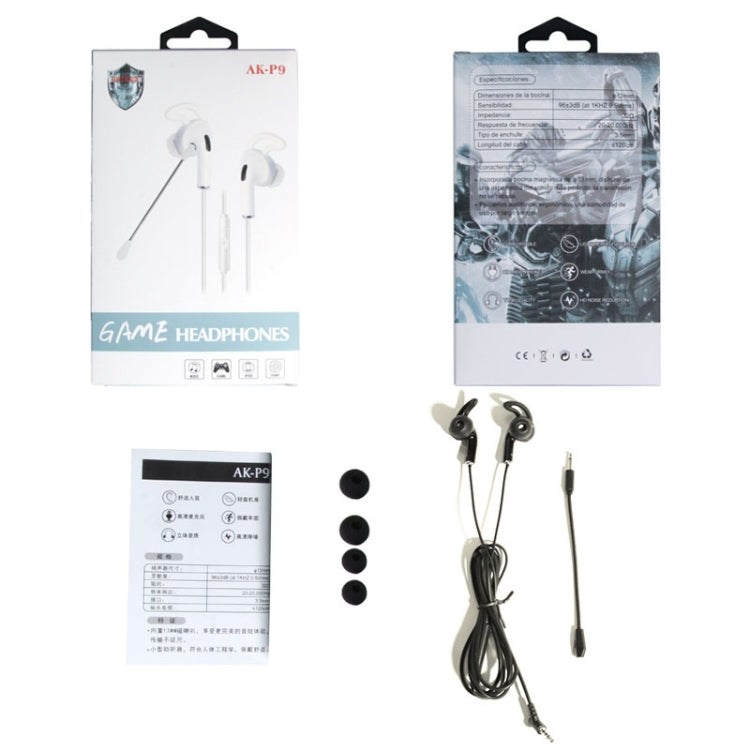 3.5mm Interface Mobile Phone Wire Control Headphones(Black) - Normal Style Earphone by buy2fix | Online Shopping UK | buy2fix