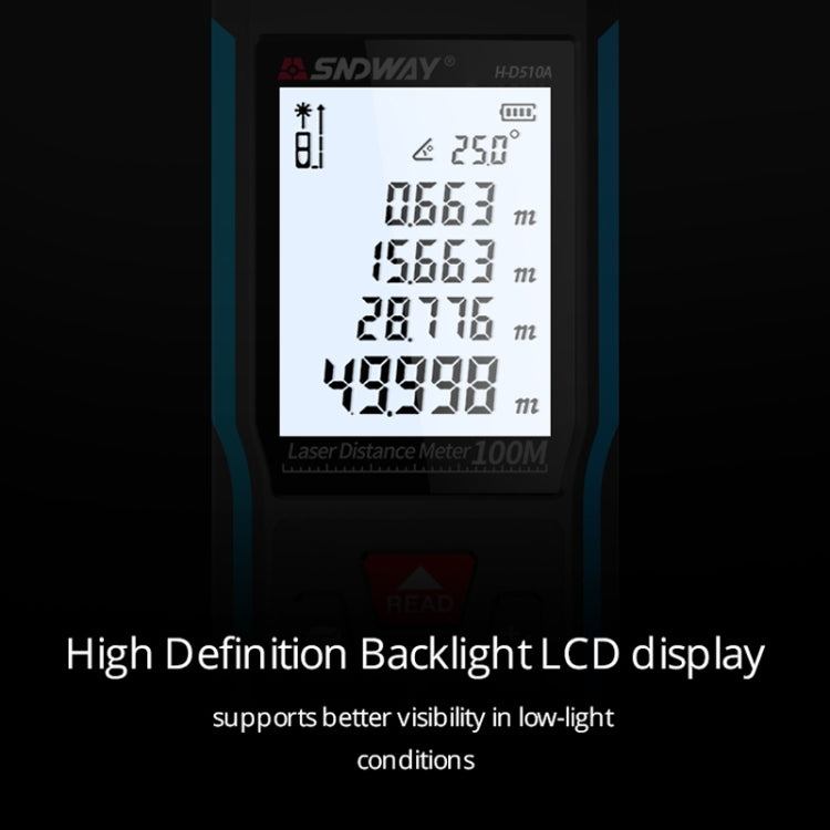 SNDWAY H-D710A Handheld Laser Rangefinder Infrared Measuring Instrument, Distance: 70m - Laser Rangefinder by SNDWAY | Online Shopping UK | buy2fix