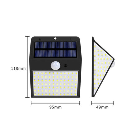 LED Solar Sensing Lights Waterproof Smart Light Control Wall Lamp(Cool White) - Solar Lights by buy2fix | Online Shopping UK | buy2fix